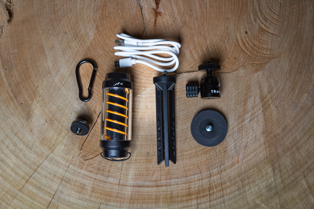 Trail Brothers Spiral Light Bundle – Lampe & Magnetfuß